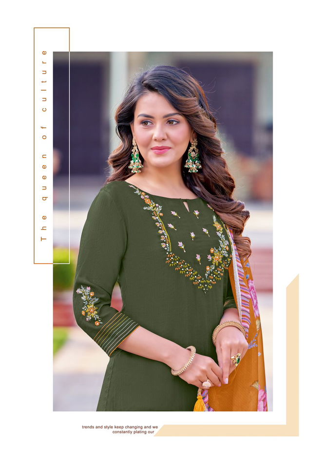 Madhubala By Mittoo Viscose Weaving Kurti With Bottom Dupatta Wholesale Price In Surat